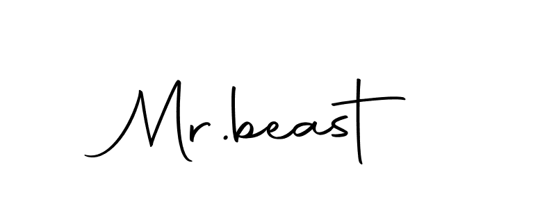 Make a beautiful signature design for name Mr.beast. With this signature (Autography-DOLnW) style, you can create a handwritten signature for free. Mr.beast signature style 10 images and pictures png