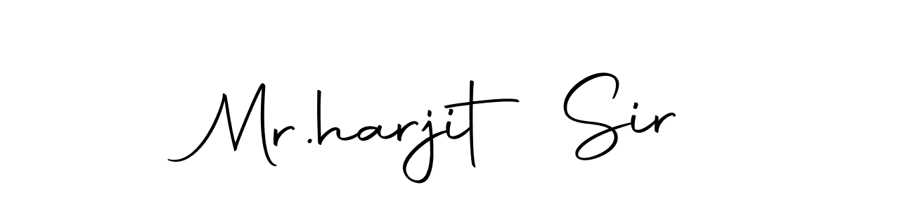 You should practise on your own different ways (Autography-DOLnW) to write your name (Mr.harjit Sir) in signature. don't let someone else do it for you. Mr.harjit Sir signature style 10 images and pictures png