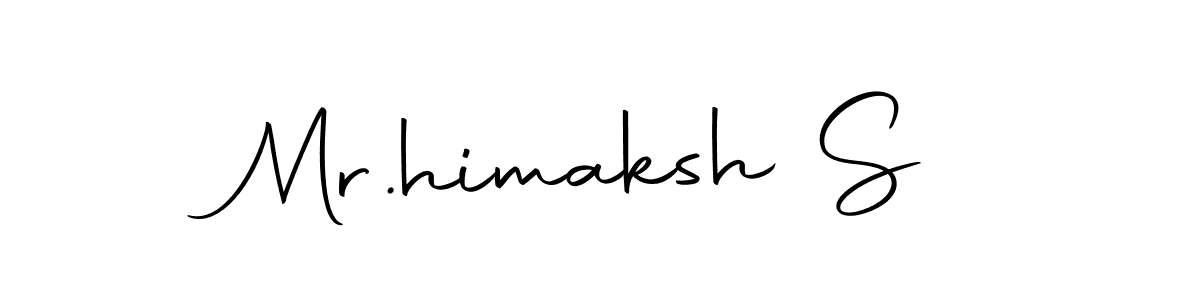 Mr.himaksh S stylish signature style. Best Handwritten Sign (Autography-DOLnW) for my name. Handwritten Signature Collection Ideas for my name Mr.himaksh S. Mr.himaksh S signature style 10 images and pictures png