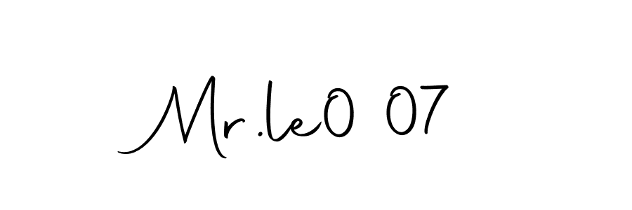 Design your own signature with our free online signature maker. With this signature software, you can create a handwritten (Autography-DOLnW) signature for name Mr.le0 07. Mr.le0 07 signature style 10 images and pictures png