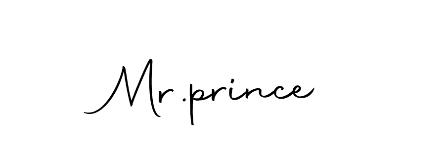 Design your own signature with our free online signature maker. With this signature software, you can create a handwritten (Autography-DOLnW) signature for name Mr.prince. Mr.prince signature style 10 images and pictures png