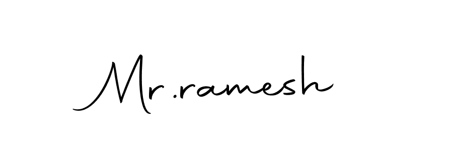 How to make Mr.ramesh name signature. Use Autography-DOLnW style for creating short signs online. This is the latest handwritten sign. Mr.ramesh signature style 10 images and pictures png