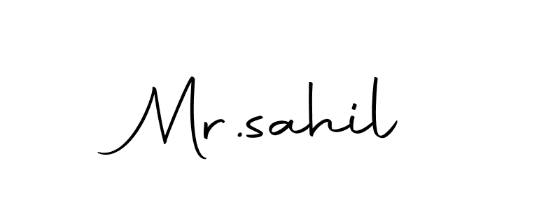 Make a beautiful signature design for name Mr.sahil. With this signature (Autography-DOLnW) style, you can create a handwritten signature for free. Mr.sahil signature style 10 images and pictures png