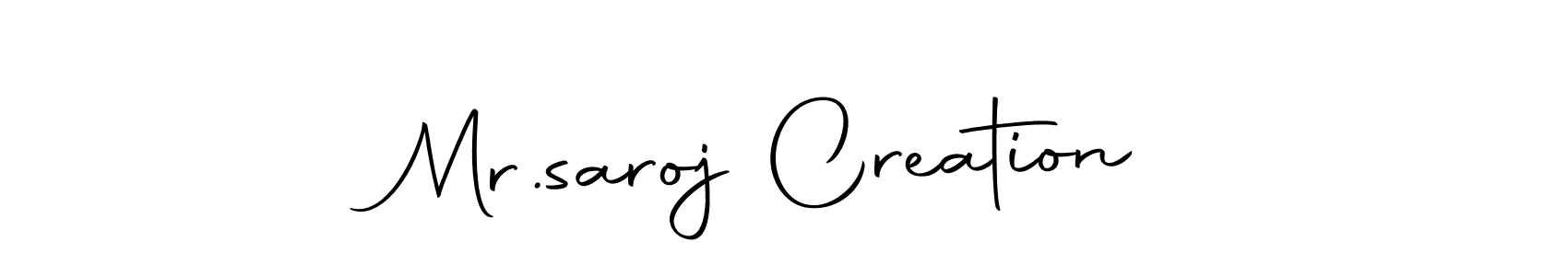 You can use this online signature creator to create a handwritten signature for the name Mr.saroj Creation. This is the best online autograph maker. Mr.saroj Creation signature style 10 images and pictures png