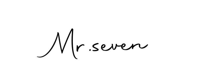 Create a beautiful signature design for name Mr.seven. With this signature (Autography-DOLnW) fonts, you can make a handwritten signature for free. Mr.seven signature style 10 images and pictures png