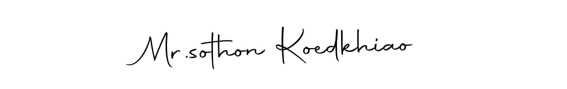 See photos of Mr.sothon Koedkhiao official signature by Spectra . Check more albums & portfolios. Read reviews & check more about Autography-DOLnW font. Mr.sothon Koedkhiao signature style 10 images and pictures png