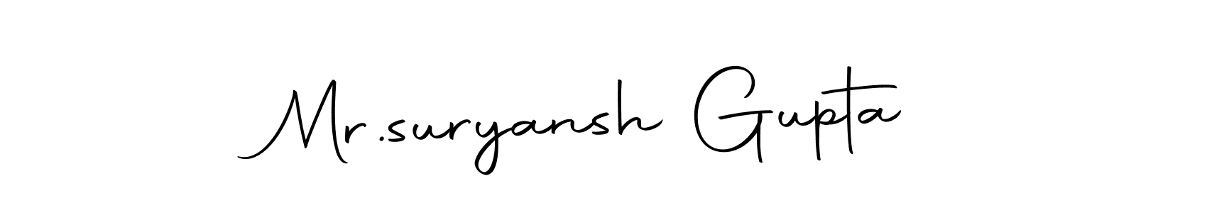 You can use this online signature creator to create a handwritten signature for the name Mr.suryansh Gupta. This is the best online autograph maker. Mr.suryansh Gupta signature style 10 images and pictures png