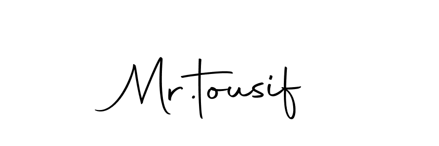 You can use this online signature creator to create a handwritten signature for the name Mr.tousif. This is the best online autograph maker. Mr.tousif signature style 10 images and pictures png