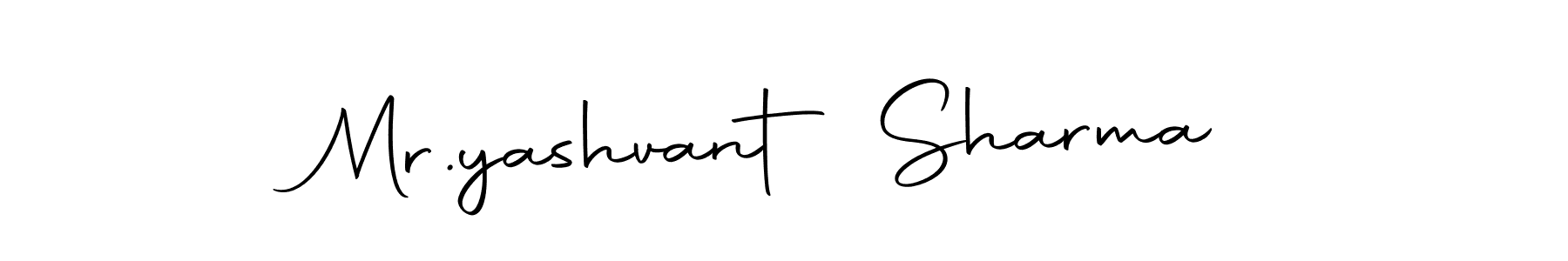 Make a beautiful signature design for name Mr.yashvant Sharma. Use this online signature maker to create a handwritten signature for free. Mr.yashvant Sharma signature style 10 images and pictures png