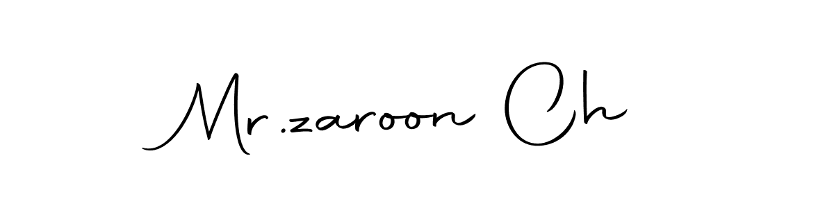 Make a beautiful signature design for name Mr.zaroon Ch. With this signature (Autography-DOLnW) style, you can create a handwritten signature for free. Mr.zaroon Ch signature style 10 images and pictures png