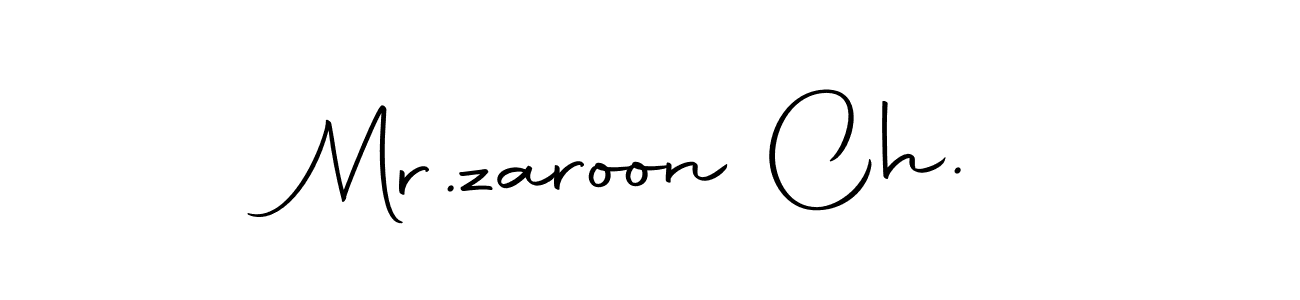 Make a beautiful signature design for name Mr.zaroon Ch.. With this signature (Autography-DOLnW) style, you can create a handwritten signature for free. Mr.zaroon Ch. signature style 10 images and pictures png