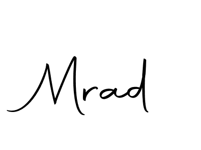 Make a beautiful signature design for name Mrad. With this signature (Autography-DOLnW) style, you can create a handwritten signature for free. Mrad signature style 10 images and pictures png