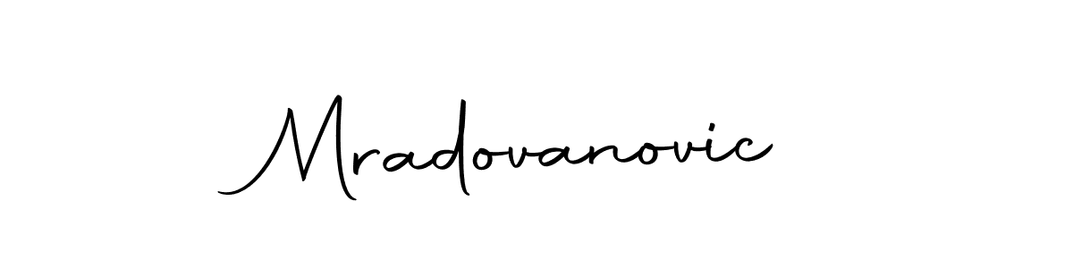 Create a beautiful signature design for name Mradovanovic. With this signature (Autography-DOLnW) fonts, you can make a handwritten signature for free. Mradovanovic signature style 10 images and pictures png