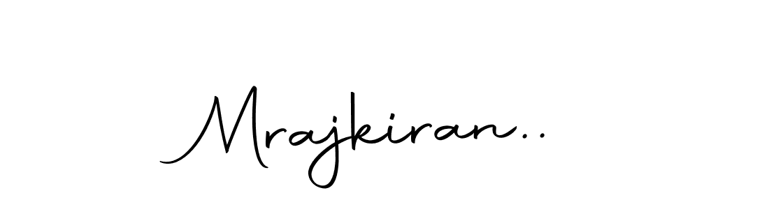 Create a beautiful signature design for name Mrajkiran... With this signature (Autography-DOLnW) fonts, you can make a handwritten signature for free. Mrajkiran.. signature style 10 images and pictures png
