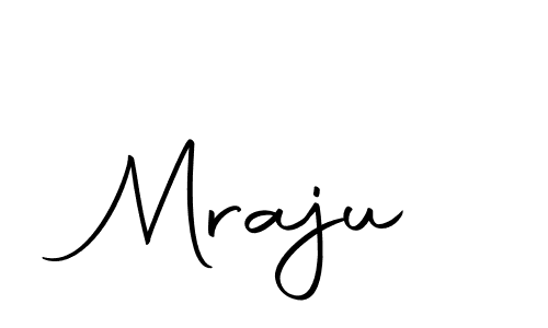 Design your own signature with our free online signature maker. With this signature software, you can create a handwritten (Autography-DOLnW) signature for name Mraju. Mraju signature style 10 images and pictures png