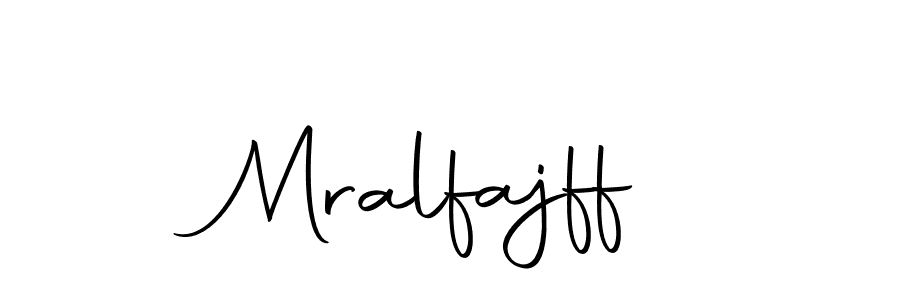 You should practise on your own different ways (Autography-DOLnW) to write your name (Mralfajff) in signature. don't let someone else do it for you. Mralfajff signature style 10 images and pictures png