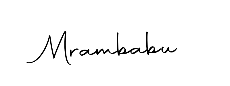 Mrambabu stylish signature style. Best Handwritten Sign (Autography-DOLnW) for my name. Handwritten Signature Collection Ideas for my name Mrambabu. Mrambabu signature style 10 images and pictures png