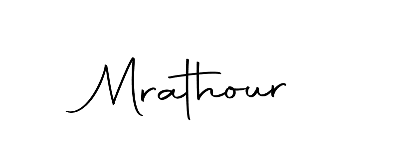 Design your own signature with our free online signature maker. With this signature software, you can create a handwritten (Autography-DOLnW) signature for name Mrathour. Mrathour signature style 10 images and pictures png