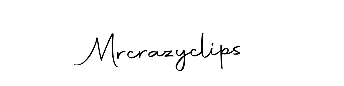 Design your own signature with our free online signature maker. With this signature software, you can create a handwritten (Autography-DOLnW) signature for name Mrcrazyclips. Mrcrazyclips signature style 10 images and pictures png