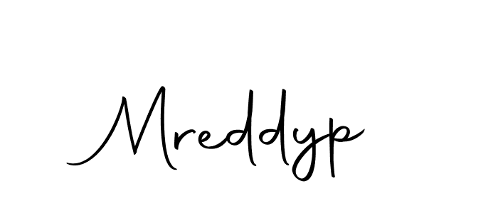 Make a beautiful signature design for name Mreddyp. With this signature (Autography-DOLnW) style, you can create a handwritten signature for free. Mreddyp signature style 10 images and pictures png