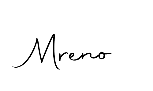 Design your own signature with our free online signature maker. With this signature software, you can create a handwritten (Autography-DOLnW) signature for name Mreno. Mreno signature style 10 images and pictures png