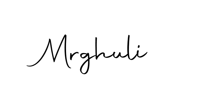 if you are searching for the best signature style for your name Mrghuli. so please give up your signature search. here we have designed multiple signature styles  using Autography-DOLnW. Mrghuli signature style 10 images and pictures png