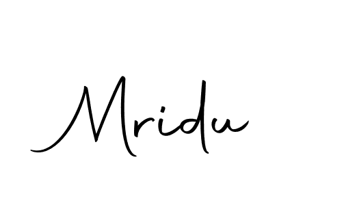 How to make Mridu name signature. Use Autography-DOLnW style for creating short signs online. This is the latest handwritten sign. Mridu signature style 10 images and pictures png