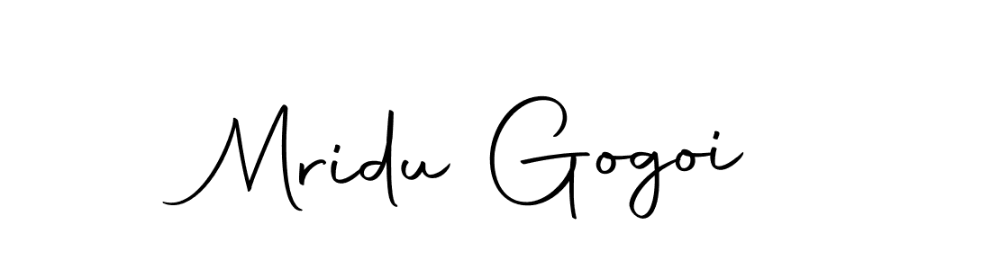 Also we have Mridu Gogoi name is the best signature style. Create professional handwritten signature collection using Autography-DOLnW autograph style. Mridu Gogoi signature style 10 images and pictures png