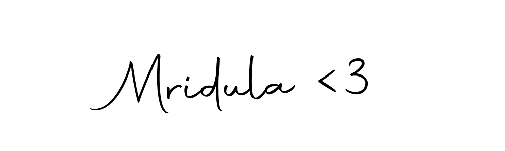 Also You can easily find your signature by using the search form. We will create Mridula <3 name handwritten signature images for you free of cost using Autography-DOLnW sign style. Mridula <3 signature style 10 images and pictures png