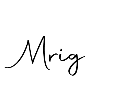 Make a beautiful signature design for name Mrig. With this signature (Autography-DOLnW) style, you can create a handwritten signature for free. Mrig signature style 10 images and pictures png