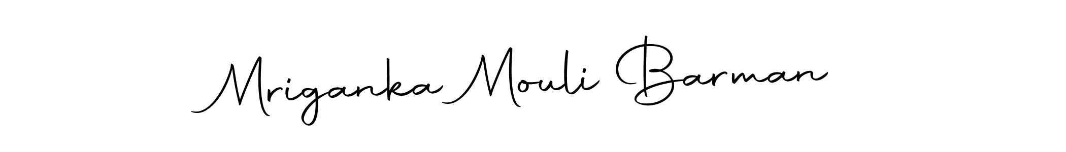 Create a beautiful signature design for name Mriganka Mouli Barman. With this signature (Autography-DOLnW) fonts, you can make a handwritten signature for free. Mriganka Mouli Barman signature style 10 images and pictures png