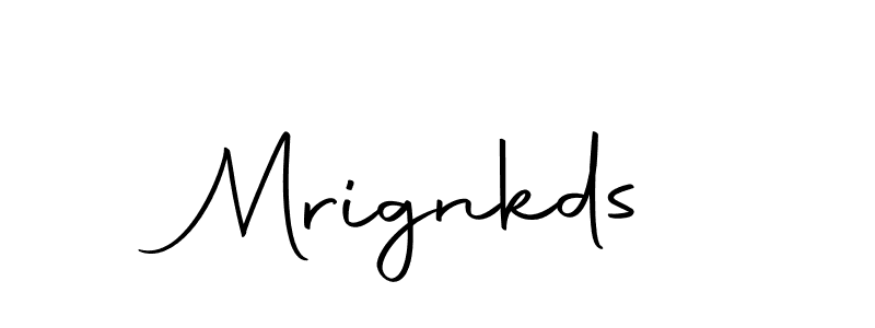 Design your own signature with our free online signature maker. With this signature software, you can create a handwritten (Autography-DOLnW) signature for name Mrignkds. Mrignkds signature style 10 images and pictures png