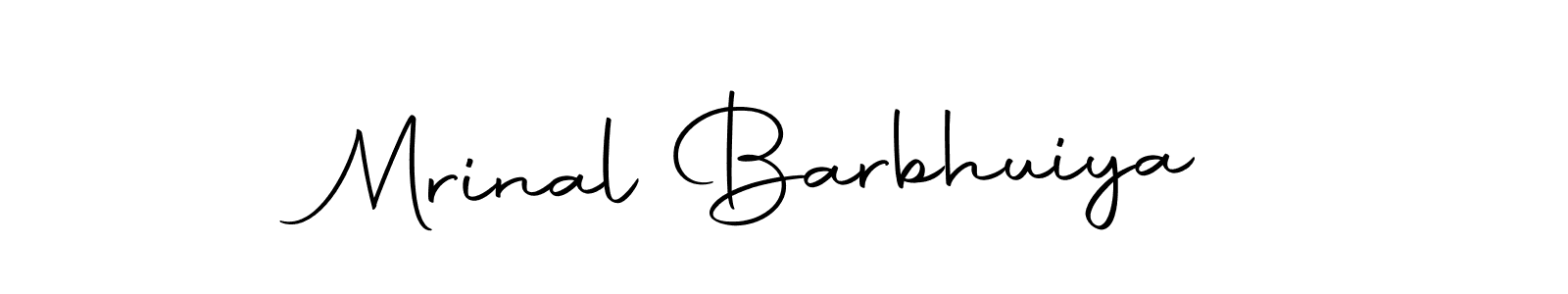 Make a beautiful signature design for name Mrinal Barbhuiya. Use this online signature maker to create a handwritten signature for free. Mrinal Barbhuiya signature style 10 images and pictures png