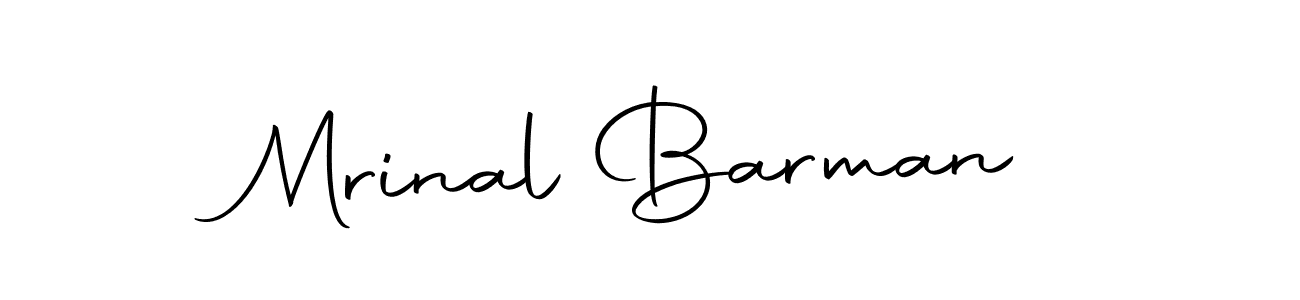 Create a beautiful signature design for name Mrinal Barman. With this signature (Autography-DOLnW) fonts, you can make a handwritten signature for free. Mrinal Barman signature style 10 images and pictures png