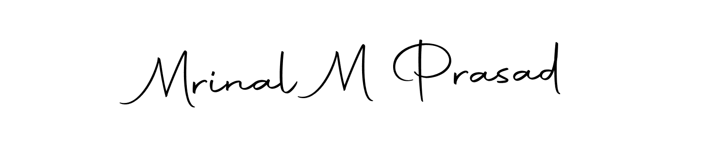 Similarly Autography-DOLnW is the best handwritten signature design. Signature creator online .You can use it as an online autograph creator for name Mrinal M Prasad. Mrinal M Prasad signature style 10 images and pictures png
