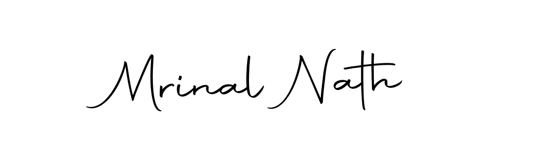 This is the best signature style for the Mrinal Nath name. Also you like these signature font (Autography-DOLnW). Mix name signature. Mrinal Nath signature style 10 images and pictures png