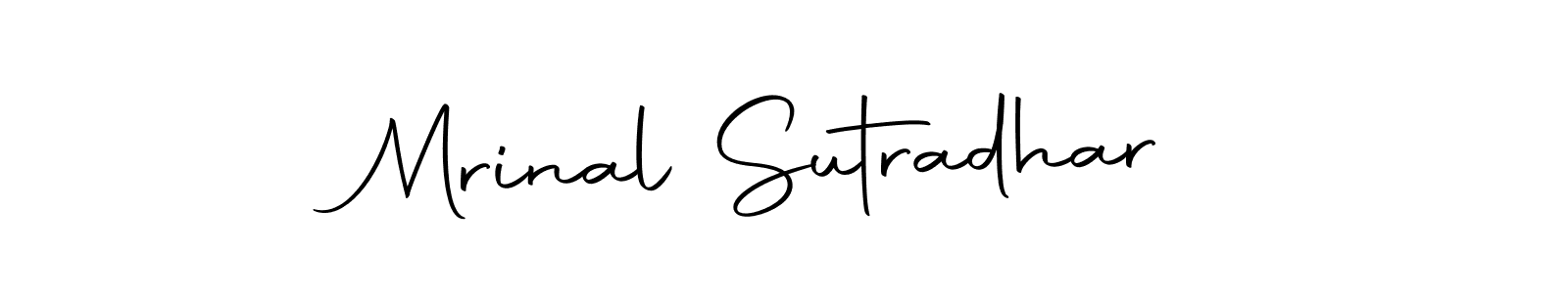 You can use this online signature creator to create a handwritten signature for the name Mrinal Sutradhar. This is the best online autograph maker. Mrinal Sutradhar signature style 10 images and pictures png
