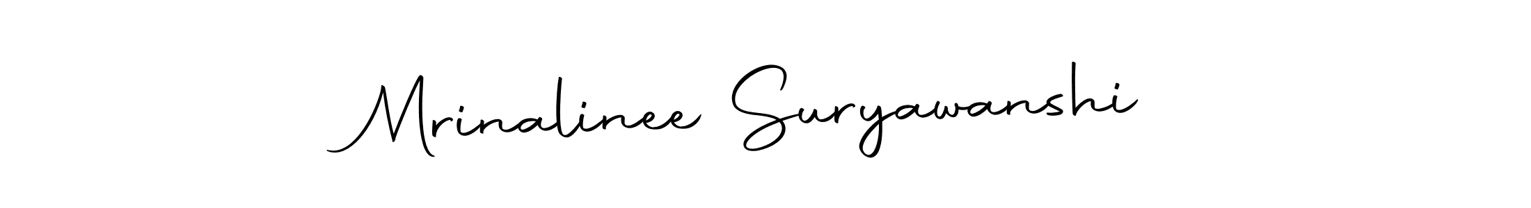 This is the best signature style for the Mrinalinee Suryawanshi name. Also you like these signature font (Autography-DOLnW). Mix name signature. Mrinalinee Suryawanshi signature style 10 images and pictures png