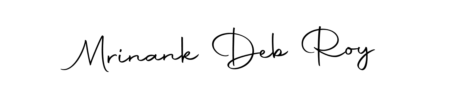 Create a beautiful signature design for name Mrinank Deb Roy. With this signature (Autography-DOLnW) fonts, you can make a handwritten signature for free. Mrinank Deb Roy signature style 10 images and pictures png