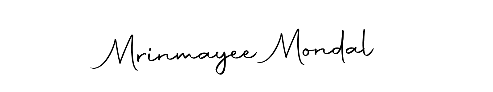 Create a beautiful signature design for name Mrinmayee Mondal. With this signature (Autography-DOLnW) fonts, you can make a handwritten signature for free. Mrinmayee Mondal signature style 10 images and pictures png