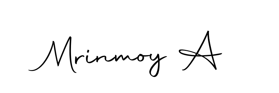 Make a beautiful signature design for name Mrinmoy A. With this signature (Autography-DOLnW) style, you can create a handwritten signature for free. Mrinmoy A signature style 10 images and pictures png