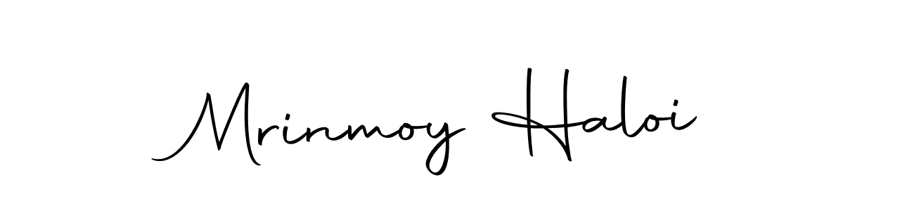 Also we have Mrinmoy Haloi name is the best signature style. Create professional handwritten signature collection using Autography-DOLnW autograph style. Mrinmoy Haloi signature style 10 images and pictures png