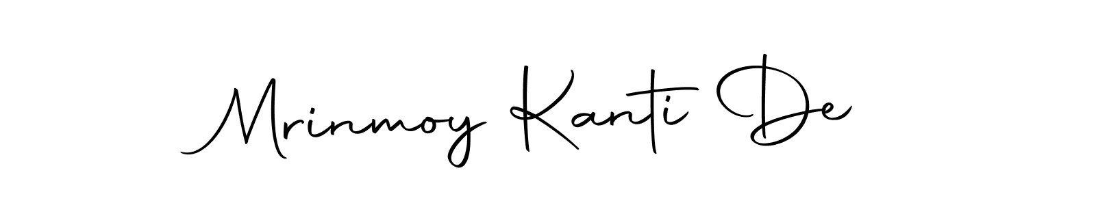 The best way (Autography-DOLnW) to make a short signature is to pick only two or three words in your name. The name Mrinmoy Kanti De include a total of six letters. For converting this name. Mrinmoy Kanti De signature style 10 images and pictures png