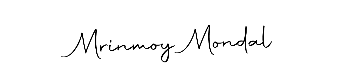 Create a beautiful signature design for name Mrinmoy Mondal. With this signature (Autography-DOLnW) fonts, you can make a handwritten signature for free. Mrinmoy Mondal signature style 10 images and pictures png