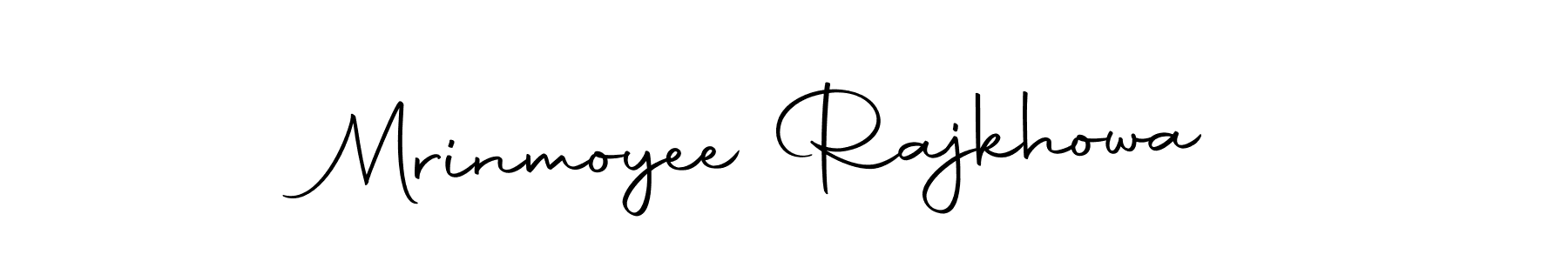 Design your own signature with our free online signature maker. With this signature software, you can create a handwritten (Autography-DOLnW) signature for name Mrinmoyee Rajkhowa. Mrinmoyee Rajkhowa signature style 10 images and pictures png