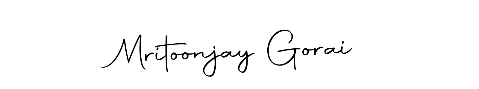 Mritoonjay Gorai stylish signature style. Best Handwritten Sign (Autography-DOLnW) for my name. Handwritten Signature Collection Ideas for my name Mritoonjay Gorai. Mritoonjay Gorai signature style 10 images and pictures png