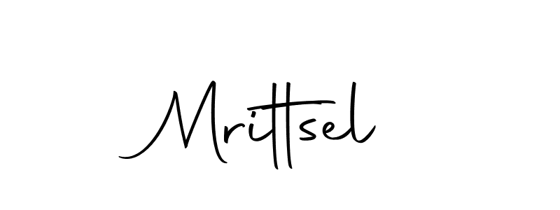 Design your own signature with our free online signature maker. With this signature software, you can create a handwritten (Autography-DOLnW) signature for name Mrittsel. Mrittsel signature style 10 images and pictures png