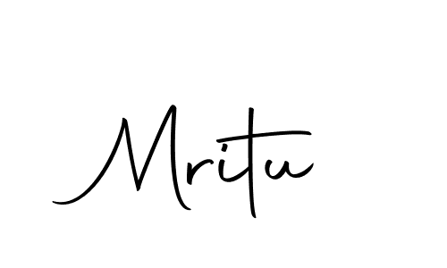 How to make Mritu signature? Autography-DOLnW is a professional autograph style. Create handwritten signature for Mritu name. Mritu signature style 10 images and pictures png