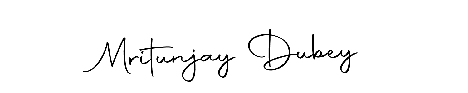 Create a beautiful signature design for name Mritunjay Dubey. With this signature (Autography-DOLnW) fonts, you can make a handwritten signature for free. Mritunjay Dubey signature style 10 images and pictures png