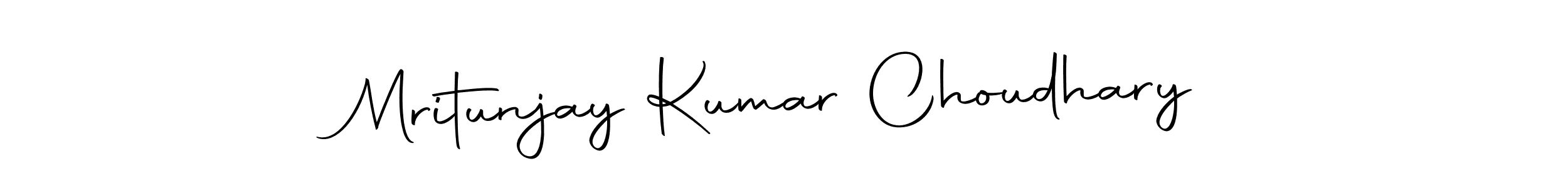 Design your own signature with our free online signature maker. With this signature software, you can create a handwritten (Autography-DOLnW) signature for name Mritunjay Kumar Choudhary. Mritunjay Kumar Choudhary signature style 10 images and pictures png
